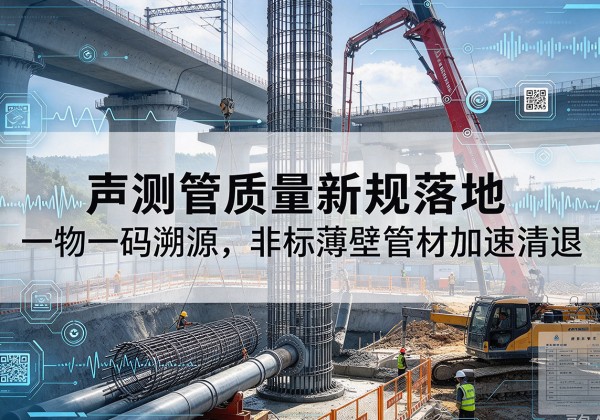 两当声测管质量新规落地，一物一码溯源，非标薄壁管材加速清退