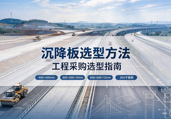 两当沉降板选择方法